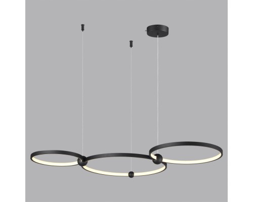 6533/85L LEDIO LN23 022 чёрный Светильник подвесной LED 85W 3000-6000K 3649Лм 220V DIEGO