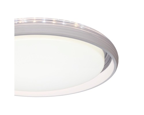 7697/DL MARON SN 93 Светильник пластик/белый/прозрачный LED 48Вт 3000-6000K D455 IP43 пульт ДУ HANI