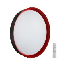 7710/EL COLOR SN 102 Светильник пластик/белый/красный LED 70Вт 3000-6000К D510 IP43 пульт ДУ TUNA RED