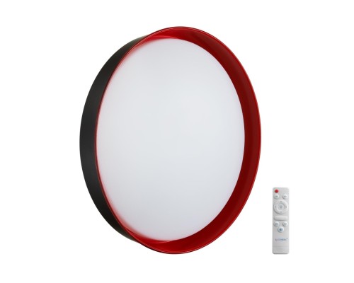 7710/EL COLOR SN 102 Светильник пластик/белый/красный LED 70Вт 3000-6000К D510 IP43 пульт ДУ TUNA RED