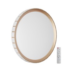 7695/EL PALE SN 90 Светильник пластик/розовое золото LED 70Вт 3000-6000К D495 IP43 пульт ДУ KUPI GOLD