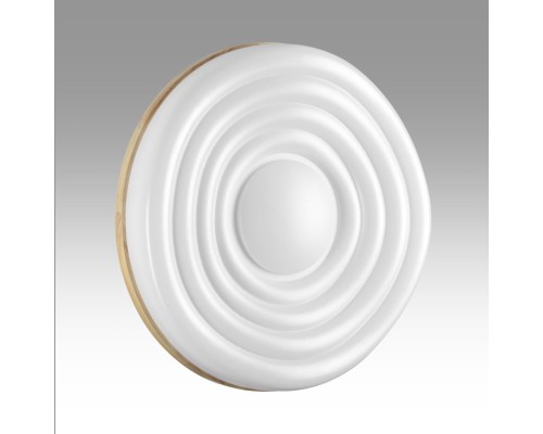 7674/DL PALE SN 152 белый/натуральное дерево LED 48Вт 3000-6000К D388 IP43 пульт ДУ FASS WOOD