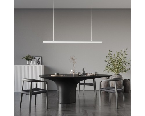 359441 OVER NT24 294 белый Светильник подвесной диммир. со сменой цв.темпер. (пульт ДУ/прилож. Smart Life) IP20 LED 48W 85-265V 3000-6000К SOTTO