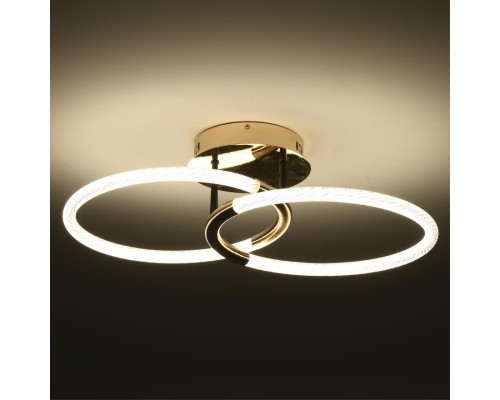 6545/61CL LEDIO LN23 068 золотой, черный Люстра потолочная LED 33W 3000-6000K 4051Лм 220V LARA