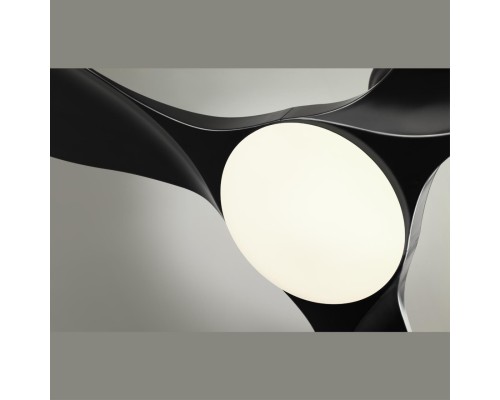 7701/24L VIVA LED SN 186 Люстра-вентилятор, черный LED 24Вт 3000-6000K D1220 пульт ДУ STORM