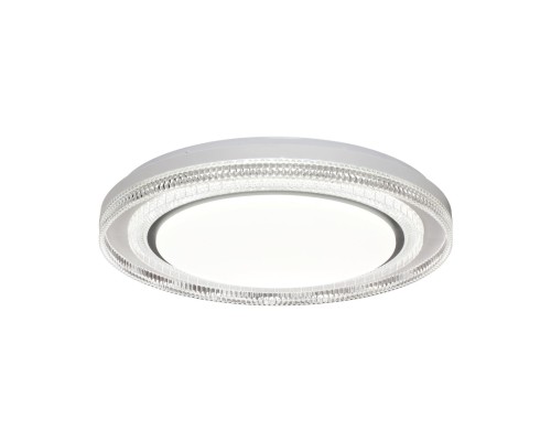 7642/EL MARON SN 128 Светильник пластик/серебрист. LED 70Вт 3000-6000K D490 IP43 пульт ДУ SUZY SILVER