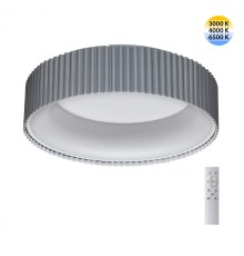 7713/56L AVRA LED SN 22 Светильник металл/акрил/белый/серый LED 56Вт 3000-6500К D460 IP20 пульт ДУ SHARMEL