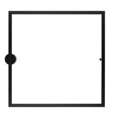 4385/24WL HIGHTECH ODL23 121 черный/металл Настенный светильник IP20 RGB динамическая подсветка ПДУ в комплекте LED 24W 3000K OMEN