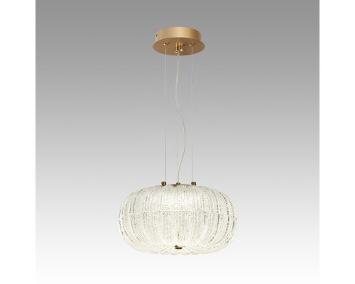 7720/24L PIKO LED SN 42 Светильник металл/стекло/прозрачный/золотой LED 24Вт 3000-6500K D300 IP20 пульт ДУ ANGELO