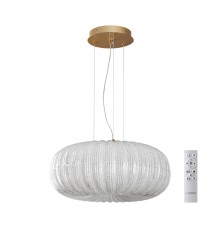 7720/48L PIKO LED SN 42 Светильник металл/стекло/прозрачный/золотой LED 48Вт 3000-6500K D500 IP20 пульт ДУ ANGELO