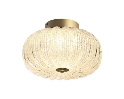 7720/24L PIKO LED SN 42 Светильник металл/стекло/прозрачный/золотой LED 24Вт 3000-6500K D300 IP20 пульт ДУ ANGELO