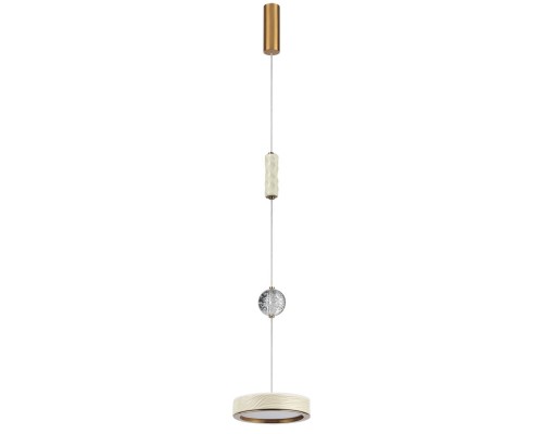 5450/32L L-VISION ODL_EX26 015 молочный/античная бронза/металл/керамика/хрусталь/акрил Подвес LED 32W 2000К/3000K/4000K RIVIERA
