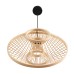 8383/1 ECO LN26 324 черный/бежевый, металл/бамбук Подвес E27 40W 220V CHAKRA