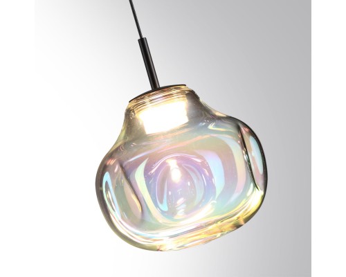 5097/4LB PENDANT ODL25 421 черный/бензиновый/металл/стекло Подвес LED 4W 4000K 388Лм VASO