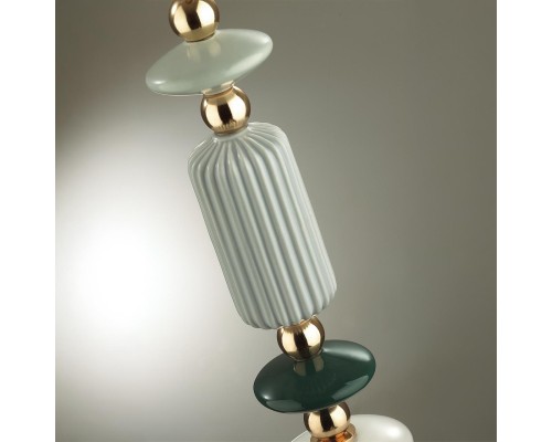 4861/1D CLASSIC ODL_EX22 39 золотой/раноцветн.керамика/стекло Подвес E14 1*40W 4861/1D CANDY