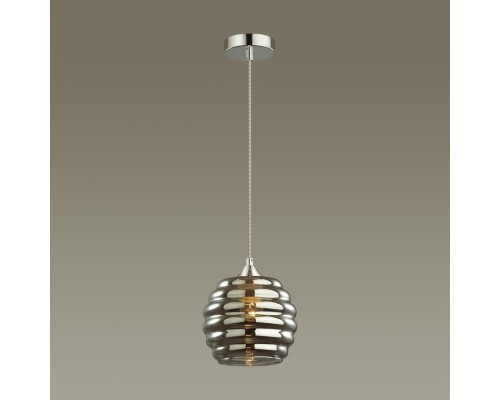 5284/1 SUSPENTIONI LN23 хром, серый Подвес E27 1*60W 220V MONTY