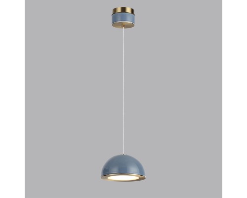 5452/6LA L-VISION ODL_EX26 011 светлая бронза/синий/металл/керамика/акрил Подвес LED 6W 3000K LULU