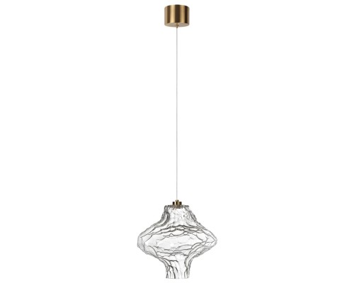 5107/3LA L-VISION  ODL26 антич.бронза/прозрачный металл/стекло Подвес LED x 3W 4000K ORDI