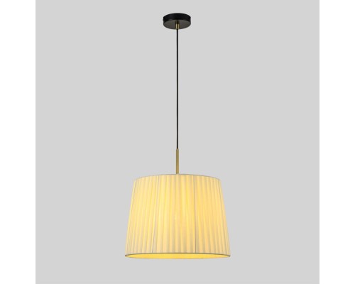 8302/1 MODERNI бронза/черный/бежевый, металл/текстиль Подвес E27 1*60W 220V TUNE