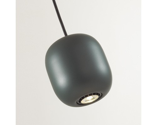 5060/1EA PENDANT ODL24 313 темн.зеленый/черный/металл Подвес GU10 LED 4W COCOON