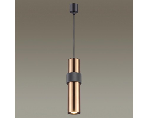 Подвес Odeon Light 4739/5L Afra золотой/черный GU10 5 Вт