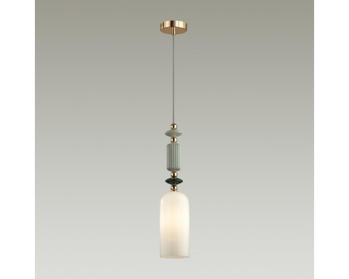 4861/1D CLASSIC ODL_EX22 39 золотой/раноцветн.керамика/стекло Подвес E14 1*40W 4861/1D CANDY