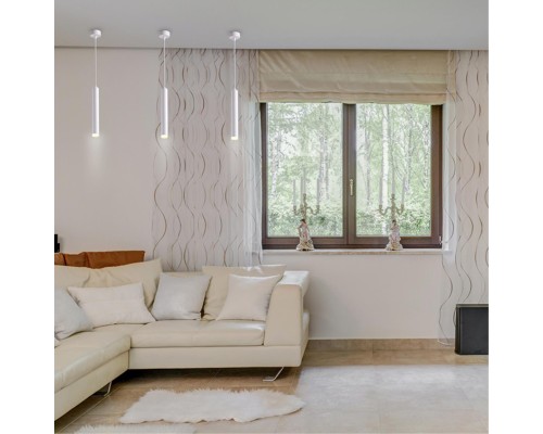 Накладной светильник, длина провода 1м Novotech 358129 Modo белый LED 10 Вт 3000K