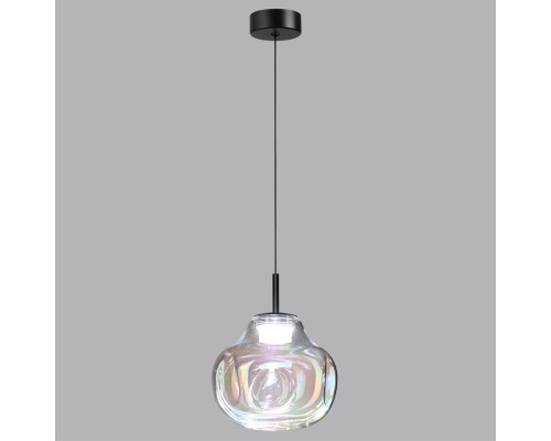 5097/4LB PENDANT ODL25 421 черный/бензиновый/металл/стекло Подвес LED 4W 4000K 388Лм VASO