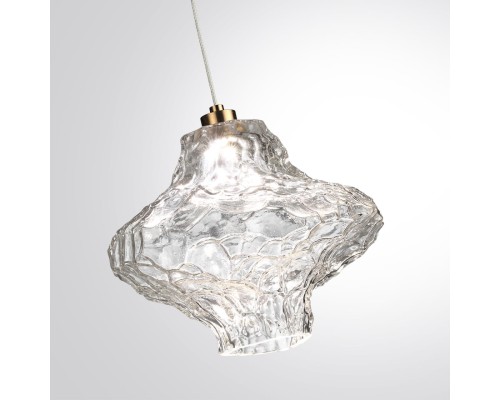 5107/3L L-VISION  ODL26 антич.бронза/прозрачный металл/стекло Подвес LED x 3W 4000K ORDI