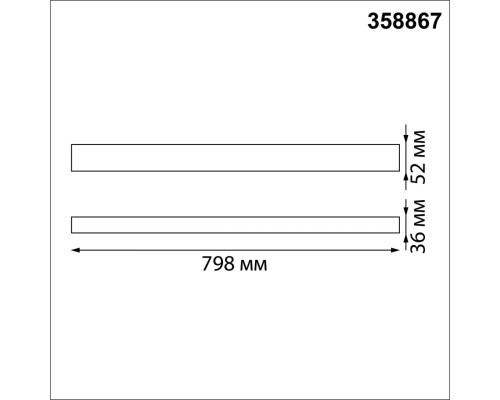 358867 OVER NT21 белый Накладной/подвесной светодиодный светильник IP20 LED 30W 220V ITER