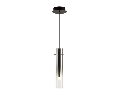 5062/5L PENDANT ODL24 317 черный/темн.хром/металл/стекло Подвес LED 5W 3000K SHINY