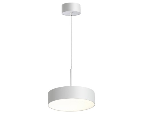 358761 OVER NT21 148 белый Светильник накладной светодиодный, длина провода 2м IP20 LED 30W 4000K 2600Лм 100-265V PROMETA