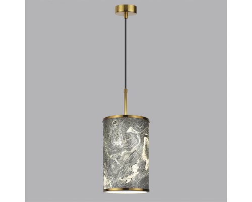 5064/1A MODERN ODL24 404 античн.бронза/серо-беж./металл/натур.камен.