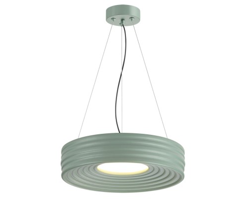 7703/40L AVRA LED SN 20 Светильник металл/пластик/белый/зеленый LED 40Вт 4000K D470 IP20 MACARON