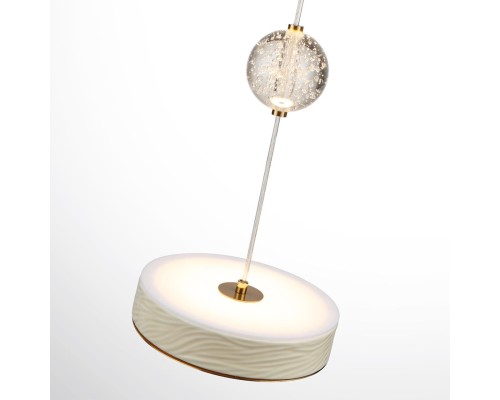 5450/32L L-VISION ODL_EX26 015 молочный/античная бронза/металл/керамика/хрусталь/акрил Подвес LED 32W 2000К/3000K/4000K RIVIERA