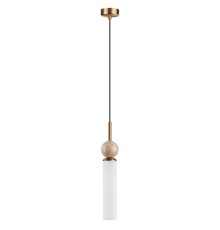 6625/1 MIDCENT ODL25 Подвесной светильник бежевый/металл/травертин IP20 1*E14 40W 220V LOLLA