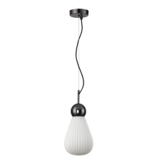 5418/1 MODERN ODL_EX23 19 черный хром/белый матовый/металл/стекло Подвес E14 1*40W ELICA