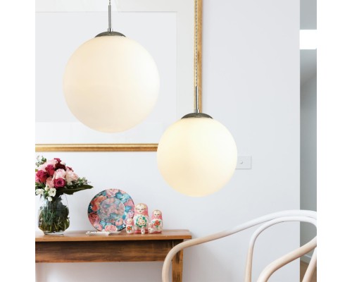 4543/1 SUSPENTIONI LN21 228 хром, белый Подвес E27 60W L провода 1500мм 220V SUMMER