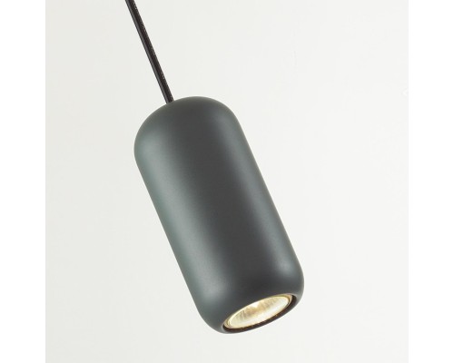 5060/1E PENDANT ODL24 313 темн.зеленый/черный/металл Подвес GU10 LED 4W COCOON