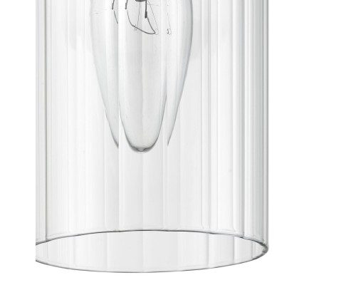 8102/1A COMFI LN25 хром/прозрачный металл/металл Подвес Е14 1*40W 220V ISHA