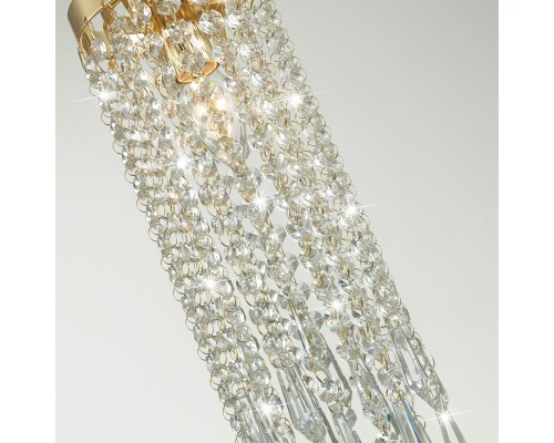 5028/1 MODERN ODL23 431 золотой/прозрачный металл/хрусталь Подвес E14 1*40W CHOKKA