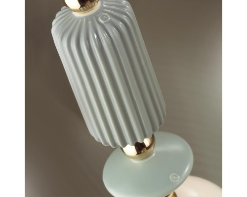 4861/1A CLASSIC ODL_EX21 золото/раноцветн./керамика/стекло Подвес E14 1*40W CANDY