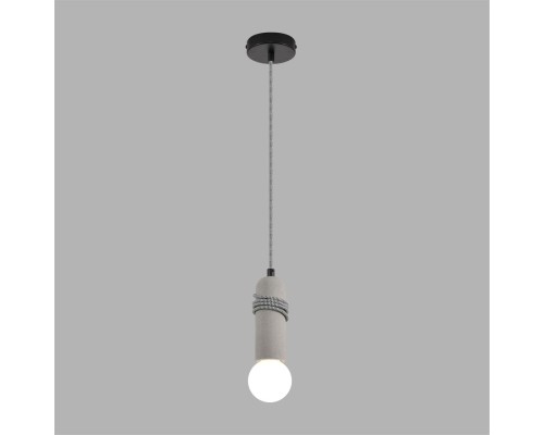 8365/1A ECO LN26 330 черный/серый, металл/бетон Подвес E27 LED 10W 220V TESLA