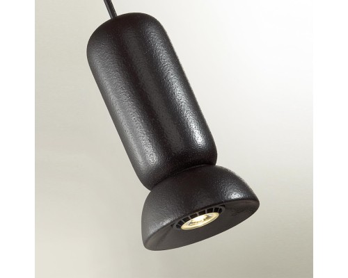 5054/1D PENDANT ODL24 315 черный/металл/керамика Подвес GU10 LED 4W KERAMA