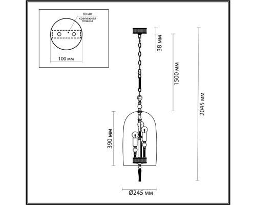 4892/3 NEO ODL_EX22 27 бронзовый с патиной/