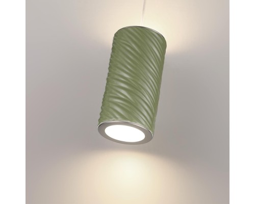 5451/18LA L-VISION ODL_EX26 017 зеленый/никель/металл/керамика/хрусталь/акрил Подвес LED 18W 2000К/3000K/4000K RIVIERA