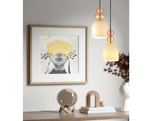 4589/1B SUSPENTIONI LN21 129 золотой Подвес E27 60W 220V GILLIAN