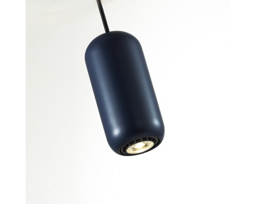 5060/1C PENDANT ODL24 313 темн.синий/черный/металл Подвес GU10 LED 4W COCOON