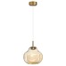 5097/4L PENDANT ODL25 421 античн.бронза/янтарный/металл/стекло Подвес LED 4W 4000K 388Лм VASO