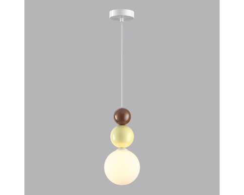 6558/1 SUSPENTIONI LN24 белый/белый, коричнеый, кремовый/металл/металл, стекло Подвес G9 1*20W 220V BONBONES